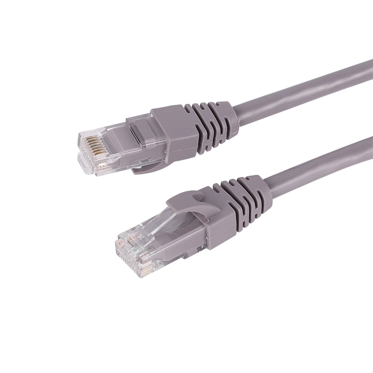 Cat5e UTP 28AWG PVC Kord patch tembaga telanjang