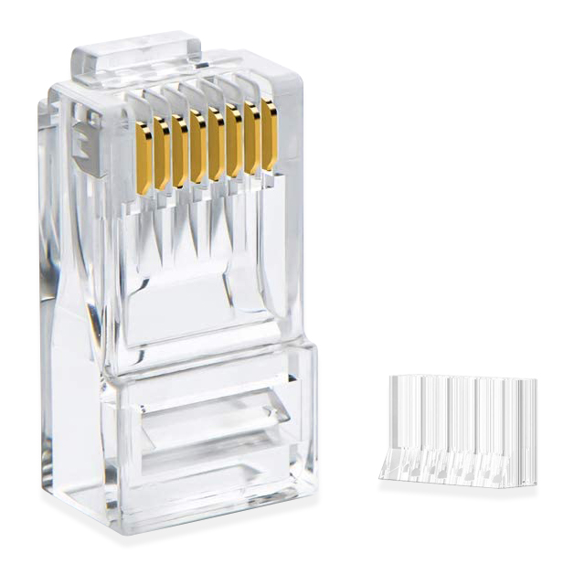 CAT6 UTP 8P8C RJ45 Modular Plug 2-piece Jenis