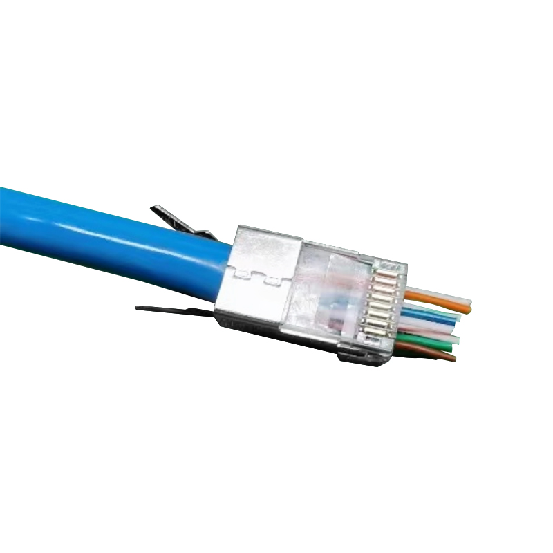 CAT6A CAT7 FTP 8P8C RJ45 PLUG MODULAR Lulus Melalui