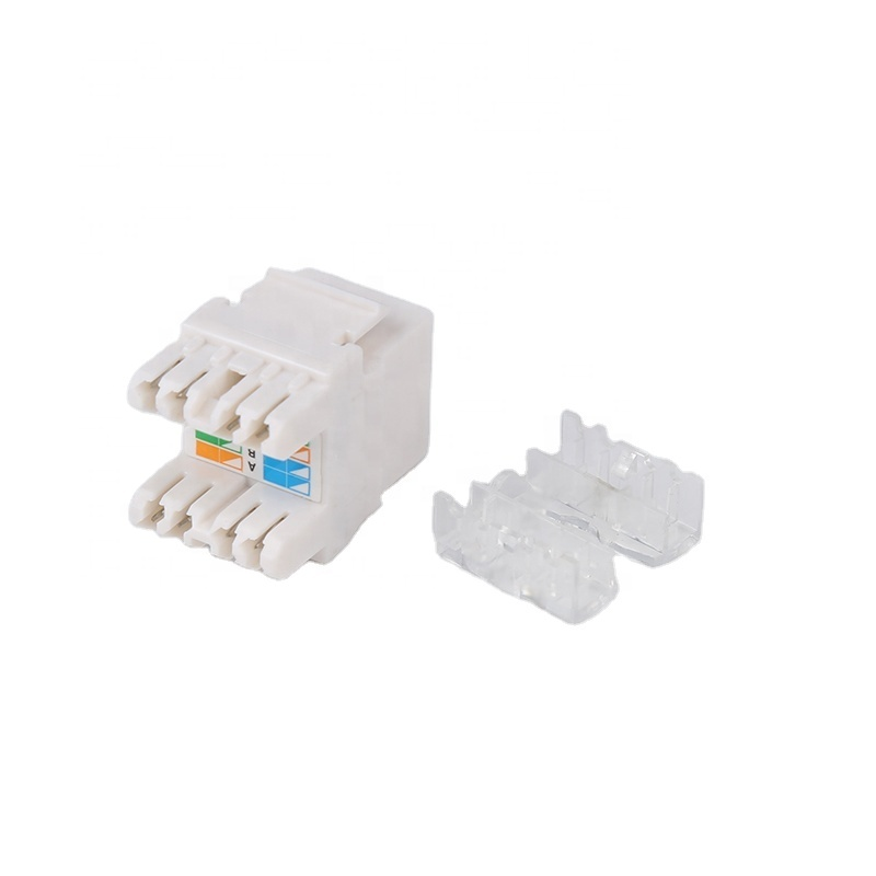 Cat5e UTP 180 Degree Punch Down Keystone Jack Jenis Pendek