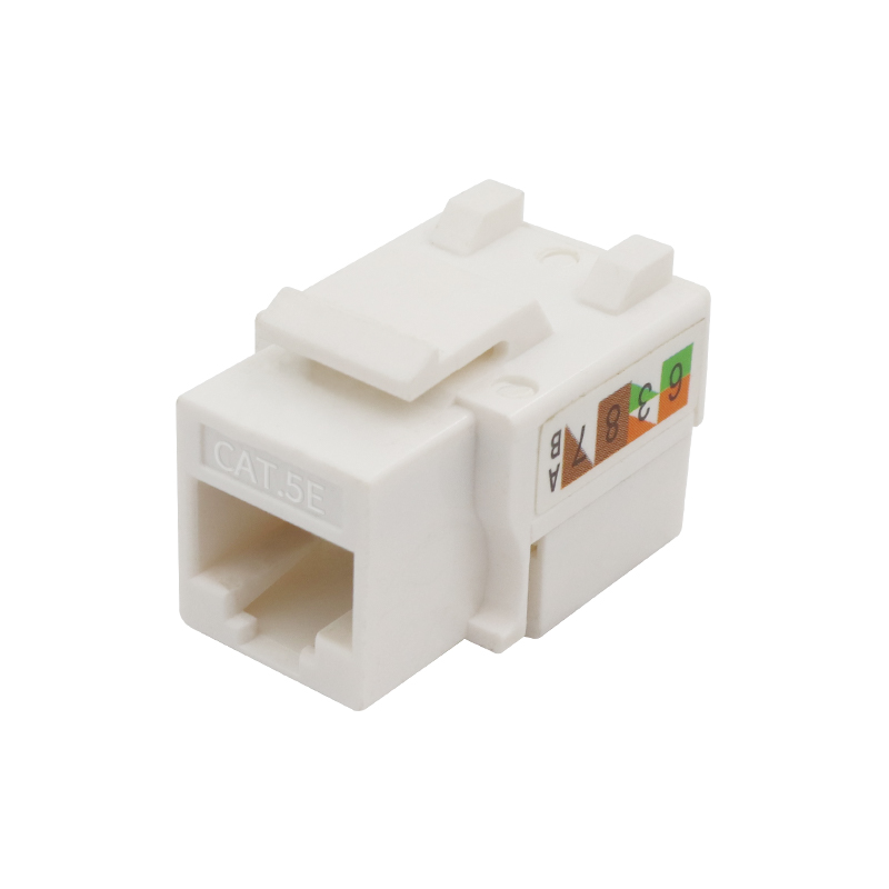 Cat5e UTP 90 darjah menumbuk keystone Jack