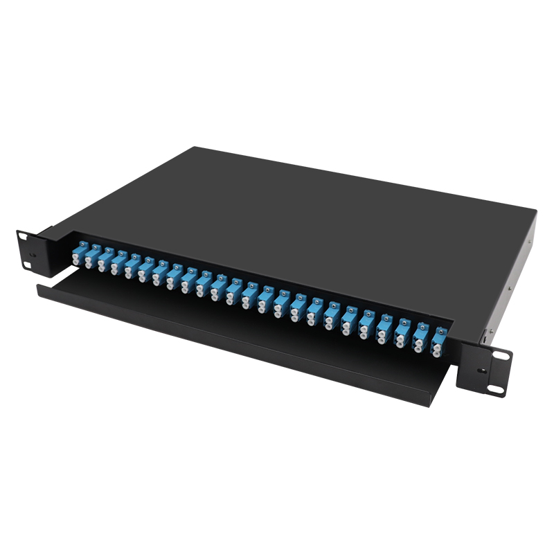 24 Pelabuhan 48 Core LC UPC Duplex Panel Panel Jenis Sliding